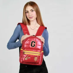 Fashion Harry Potter Rojo Mochila Fashion Padding G