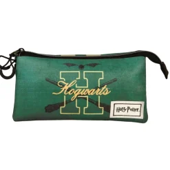 Clearance Harry Potter Verde Estuche Portatodo Triple ECO Howarsity