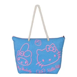Discount Hello Kitty Azul Bolsa de Playa Soleil Denim