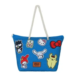 Clearance Hello Kitty Azul Bolsa de Playa Soleil Stickers