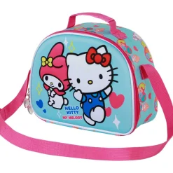 Clearance Hello Kitty Azul Bolsa Portamerienda 3D Friendship