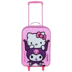 Clearance Hello Kitty Multicolor Maleta Trolley Soft 3D Playful