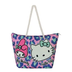 New Hello Kitty Rosa Bolsa de Playa Soleil Safari