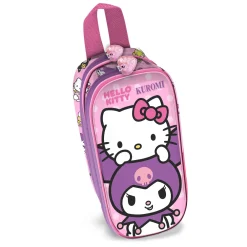 Hot Hello Kitty Rosa Estuche Portatodo Doble 3D Playful