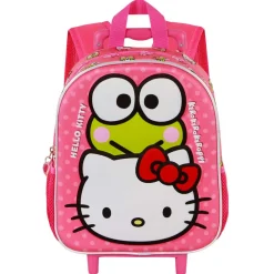 Fashion Hello Kitty Rosa Mochila 3D con Ruedas Pequeña Funny