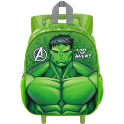 Clearance Hulk Multicolor Mochila 3D con Ruedas Pequeña Rage