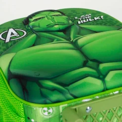 Clearance Hulk Multicolor Mochila 3D con Ruedas Pequeña Rage