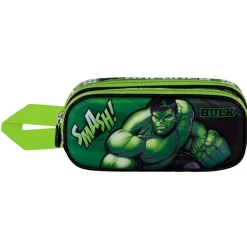 Sale Hulk Verde Estuche Portatodo Doble 3D Superhuman