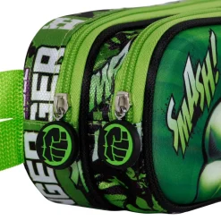 Sale Hulk Verde Estuche Portatodo Doble 3D Superhuman