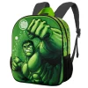 Fashion Hulk Verde Mochila 3D Pequeña Fist