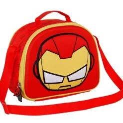 New Iron Man Rojo Bolsa Portamerienda 3D Bobblehead