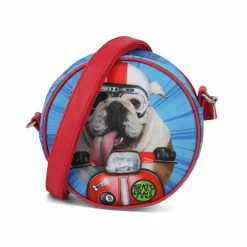 Best Krazymals Azul Bolso Redondo Bulldog