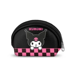 Fashion Kuromi Multicolor Monedero Oval Casual Chess