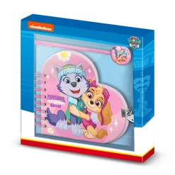 Online La Patrulla Canina Rosa Cuaderno Corazón Llave + Boli Friendship