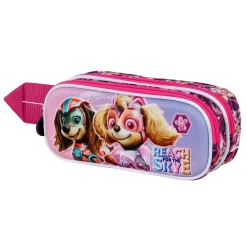 Outlet La Patrulla Canina Rosa Estuche Portatodo Doble 3D Mighty