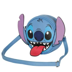 Online Lilo y Stitch Azul Bolso Redondo Tongue