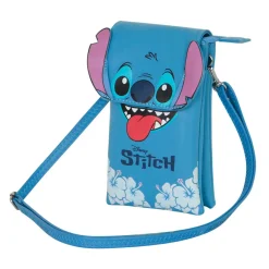 Sale Lilo y Stitch Azul Bolso para Móvil Tongue