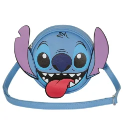 Online Lilo y Stitch Azul Bolso Redondo Tongue