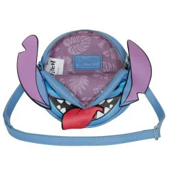 Online Lilo y Stitch Azul Bolso Redondo Tongue