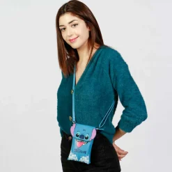 Sale Lilo y Stitch Azul Bolso para Móvil Tongue