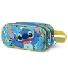 Hot Lilo y Stitch Azul Estuche Portatodo Doble 3D Hello