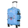 Fashion Lilo y Stitch Azul Maleta de Cabina 4 Ruedas Face