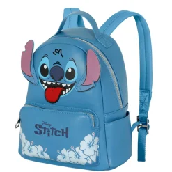Fashion Lilo y Stitch Azul Mochila Heady Tongue