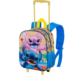 Sale Lilo y Stitch Azul Mochila 3D con Ruedas Pequeña Ocean