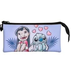 Hot Lilo y Stitch Lila Estuche Portatodo Triple Couple