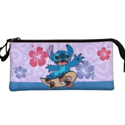 Fashion Lilo y Stitch Lila Estuche Portatodo Triple Skate