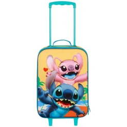 Clearance Lilo y Stitch Multicolor Maleta Trolley Soft 3D Ocean
