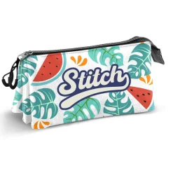 Hot Lilo y Stitch Multicolor Estuche Portatodo Triple Frog
