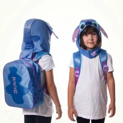 Sale Lilo y Stitch Multicolor Mochila con Capucha Hood Lemur