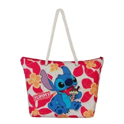 Sale Lilo y Stitch Rosa Bolsa de Playa Soleil Ice Cream