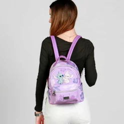 Fashion Lilo y Stitch Rosa Mochila Heady Stitch & Angel