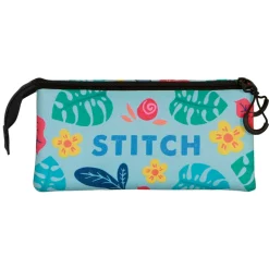 Outlet Lilo y Stitch Verde Estuche Portatodo Triple Guitar