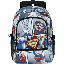 Hot Looney Tunes Gris Mochila Fight FAN 2.0 Super Tunes