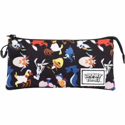 Fashion Looney Tunes Multicolor Estuche Portatodo Triple HS Gang