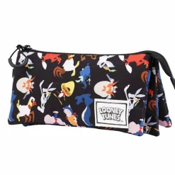 Fashion Looney Tunes Multicolor Estuche Portatodo Triple HS Gang