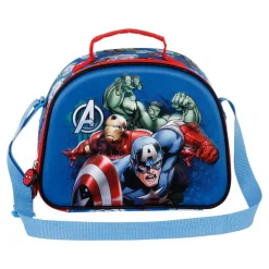 Sale Los Vengadores Azul Bolsa Portamerienda 3D Energy