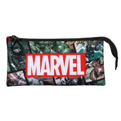 Discount Los Vengadores Multicolor Estuche Portatodo Triple React