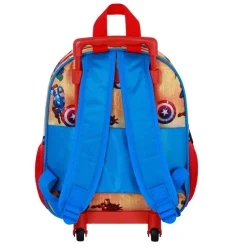 Online Los Vengadores Multicolor Mochila 3D con Ruedas Pequeña Attack