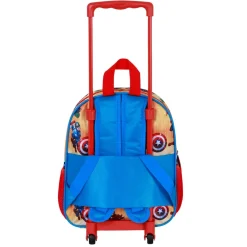 Online Los Vengadores Multicolor Mochila 3D con Ruedas Pequeña Attack
