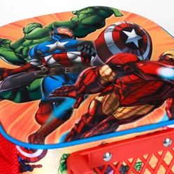 Online Los Vengadores Multicolor Mochila 3D con Ruedas Pequeña Attack