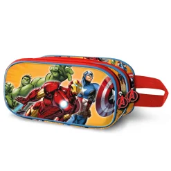 Discount Los Vengadores Rojo Estuche Portatodo Doble 3D Attack