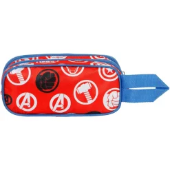 New Los Vengadores Rojo Estuche Portatodo Doble 3D Impact
