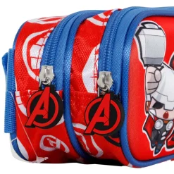 New Los Vengadores Rojo Estuche Portatodo Doble 3D Impact