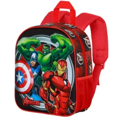 Fashion Los Vengadores Rojo Mochila 3D Elite Almighty