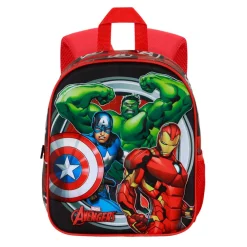 Fashion Los Vengadores Rojo Mochila 3D Elite Almighty
