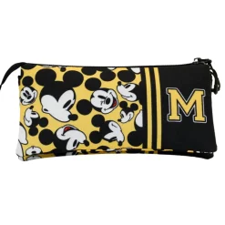 New Mickey Mouse Amarillo Estuche Portatodo Triple ECO Yellow